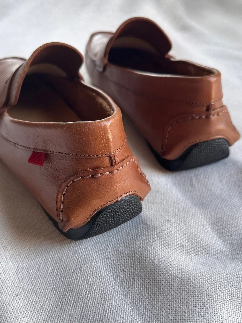 Marc Joseph NY Greenwich Perforated Brown Leather Driver Loafers | 10.5 NWOB